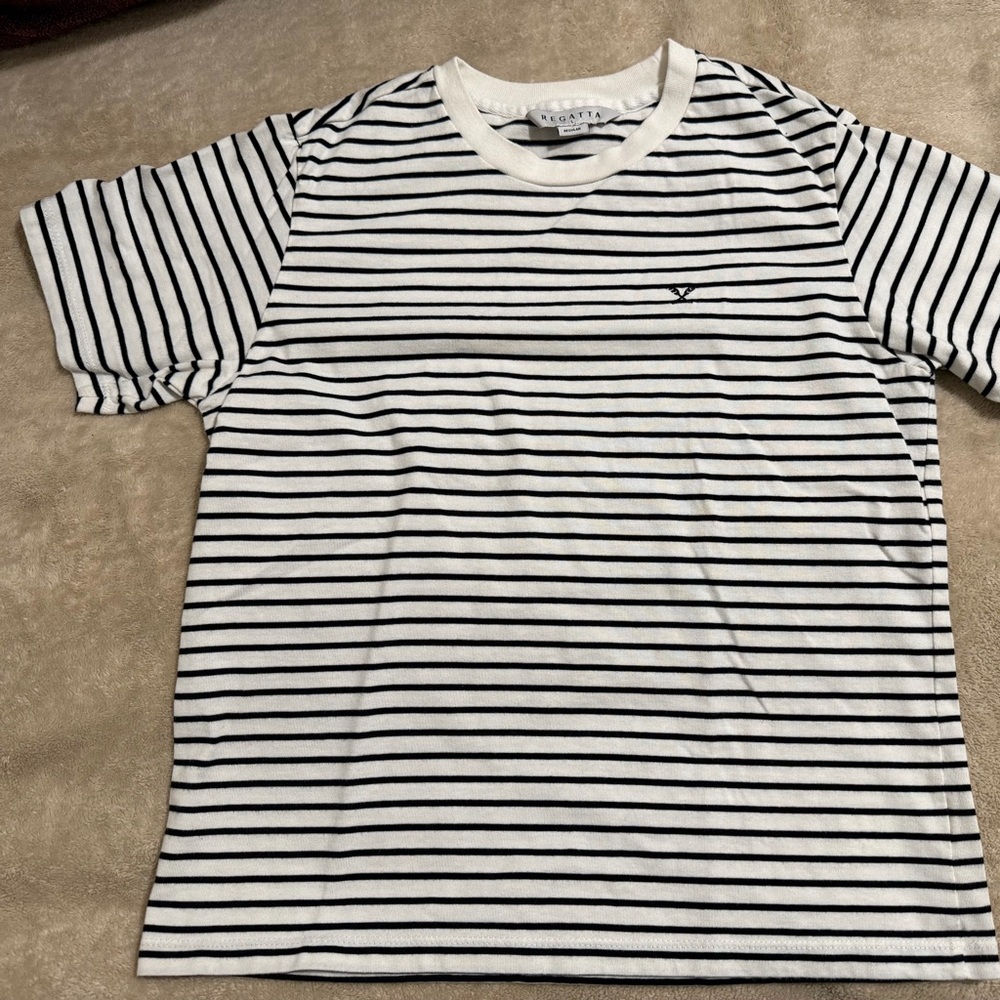 Classic Striped Short Sleeve Tee for women